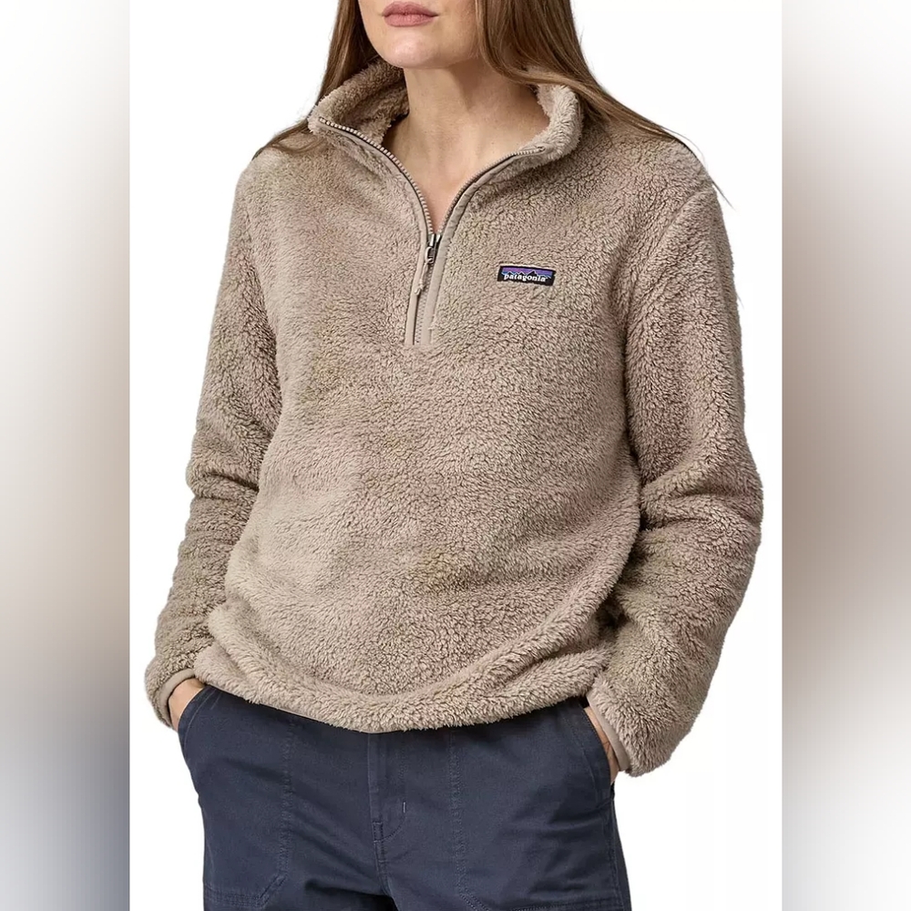 Patagonia Women's Los Gatos 1/4 zip pullover size small in Seabird Grey
